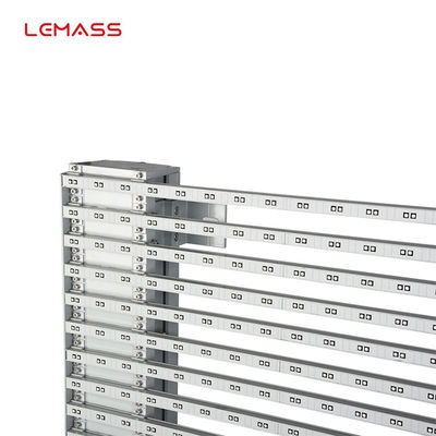 P8 van de het commerciële transparante LEIDENE LMS-Netwerk van display1000*500mm de kleuren douaneverschijning