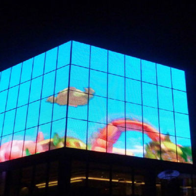 1000×1000 hoge Helderheids LEIDENE Vertoning, het Openlucht Transparante LEIDENE van P25 SMD Scherm